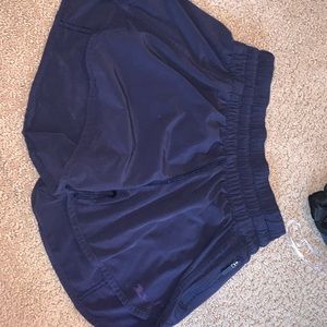 navy lululemon shorts size 6